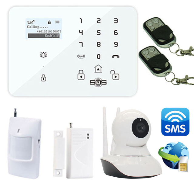 Охранная GSM сигнализация с видеокамерой